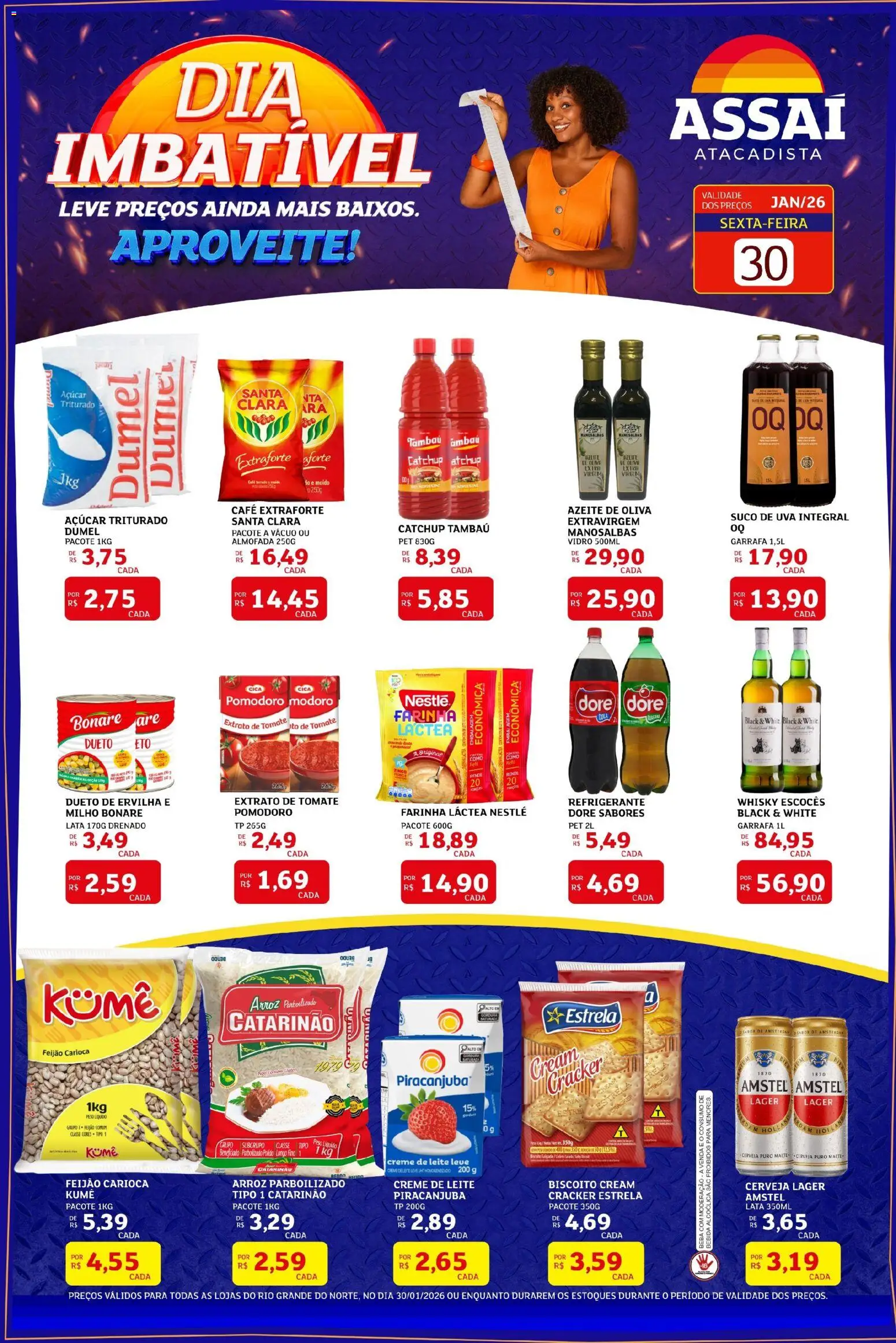 Pré-Visualização do folheto "Encarte - RN" da loja Assaí Atacadista válido a partir de 30/01/2026