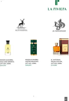  Vista previa del prospecto Catálogo Árabe del almacen La riviera válida del 01/10/2025 al 31/12/2025 | Página: 47