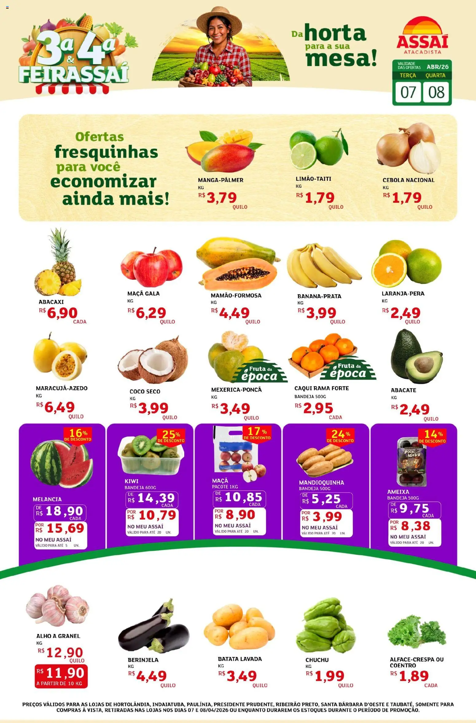 Pré-Visualização do folheto "Assaí Atacadista ofertas - SP" da loja Assaí Atacadista válido a partir de 07/04/2026
