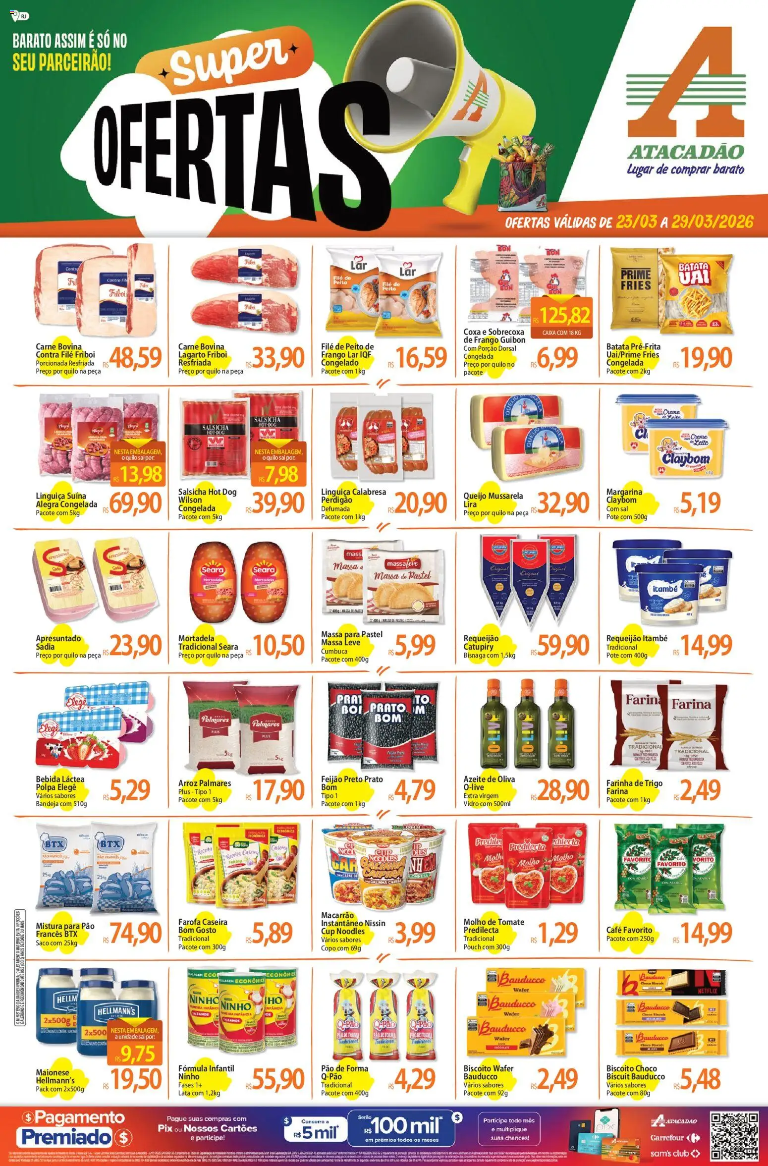 Pré-Visualização do folheto "Atacadão ofertas - RJ" da loja Atacadão válido a partir de 23/03/2026