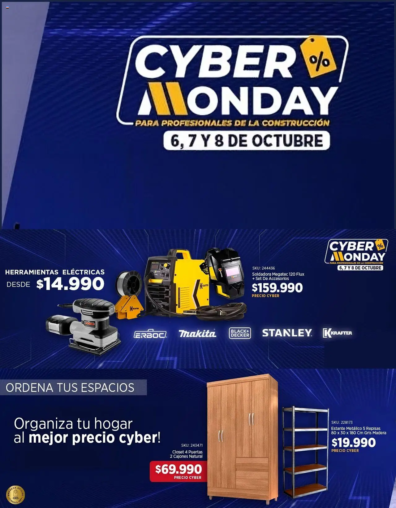 Folleto de la tienda Construmart válido desde el 06.10.2025 