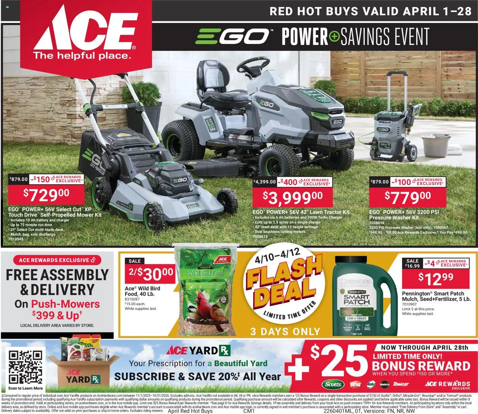 Ad Preview of ACE Hardware ACE Hardware Weekly Ad from 04/01/2026