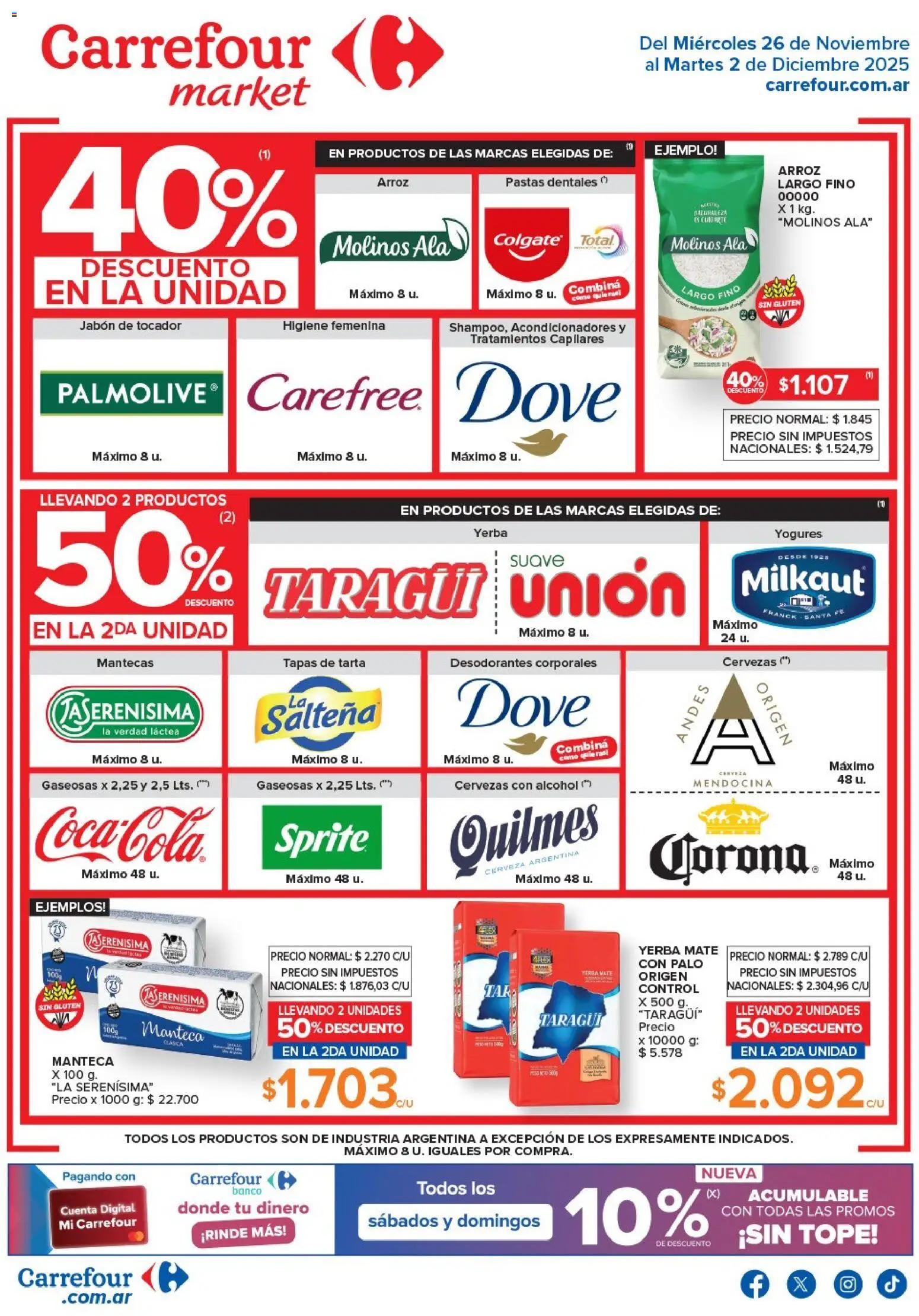 Vista previa del folleto de la tienda Carrefour Market válido desde el 26/11/2025 