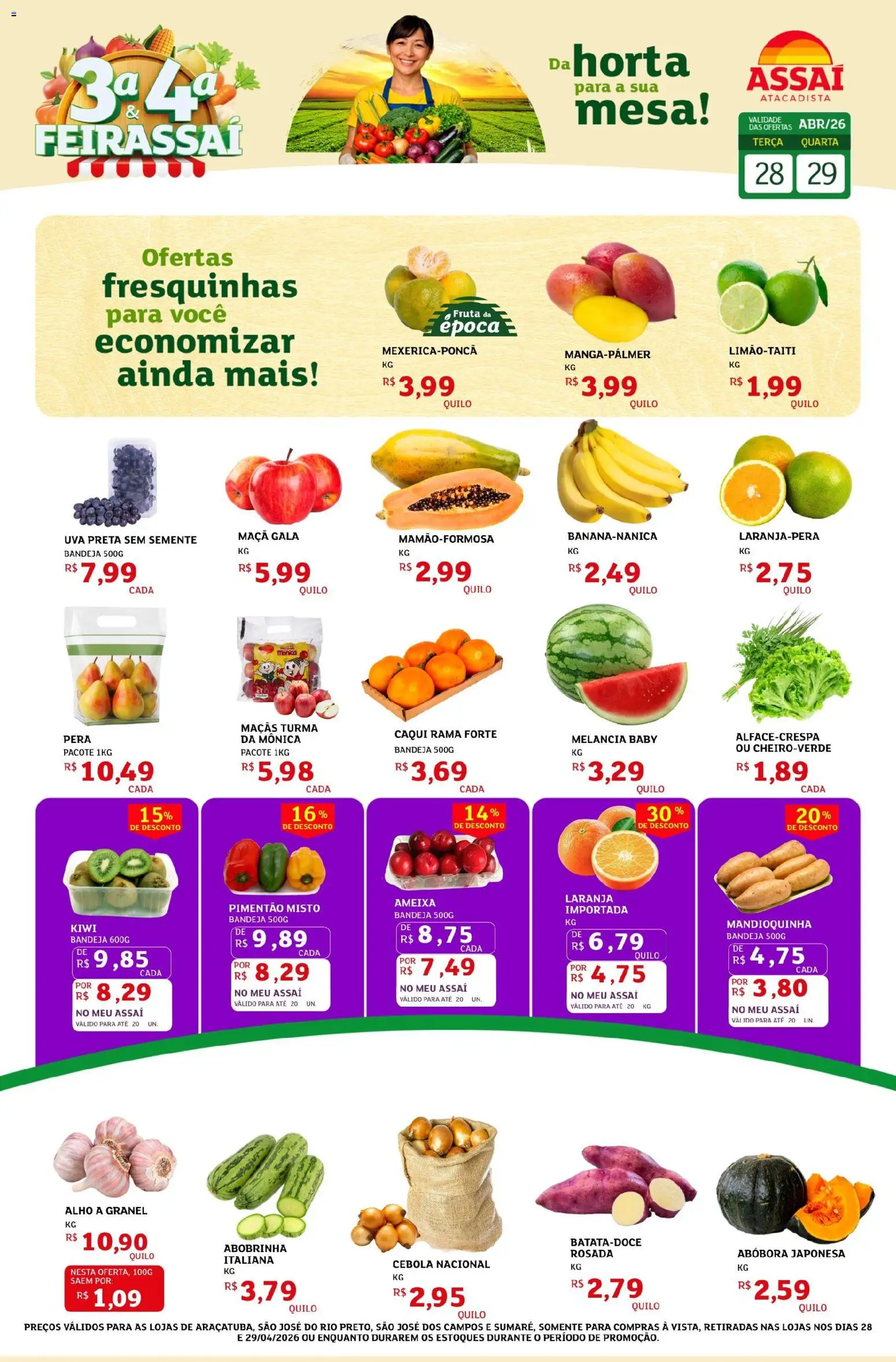 Pré-Visualização do folheto "Assaí Atacadista ofertas - SP" da loja Assaí Atacadista válido a partir de 28/04/2026