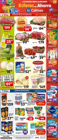 Vista previa las ofertas de la tienda Calimax - Folleto Mexicali y SLRC desde el 16/01/2026 