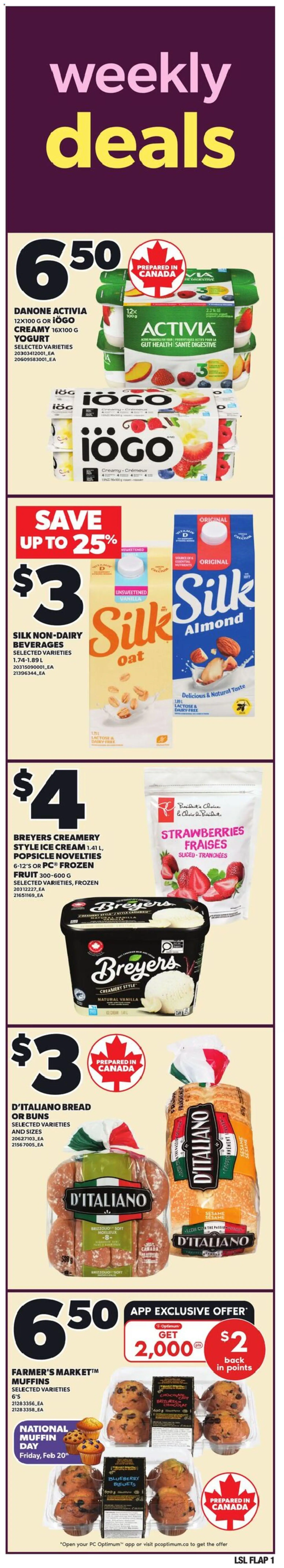 Preview of leaflet Weekly flyer / circulaire from shop Loblaws is valid from Feb 19, 2026