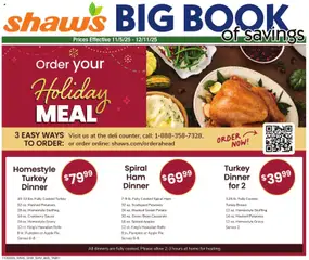 Ad Preview of Shaw's Big Book of Savings from 11/05/2025