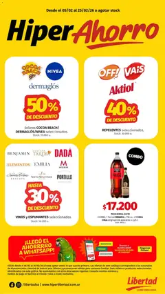 Vista previa del folleto de la tienda Hipermercado Libertad válido desde el 05/02/2026 