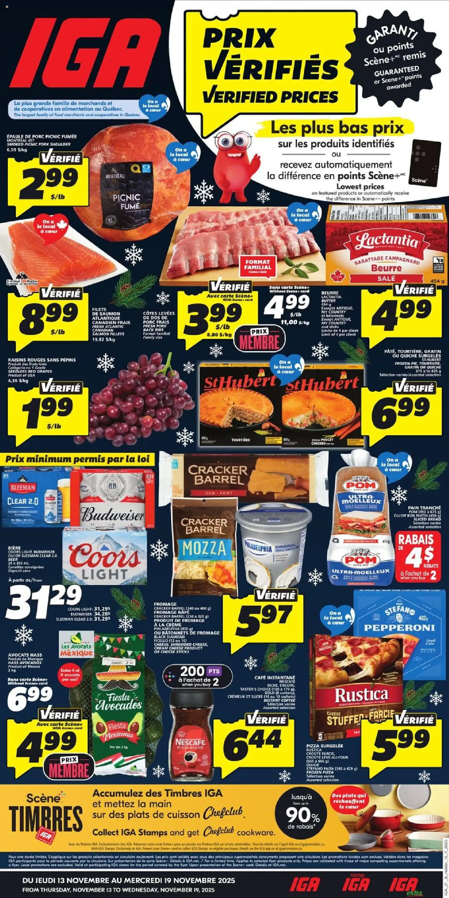 Preview of leaflet Quebec from shop IGA is valid from Nov 13, 2025
