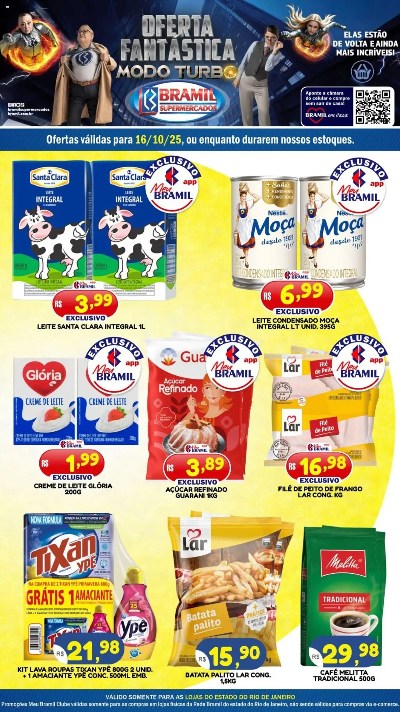 Bramil Supermercados folheto "Ofertas do Dia" válido a partir de 16/10/2025 - número de página 1