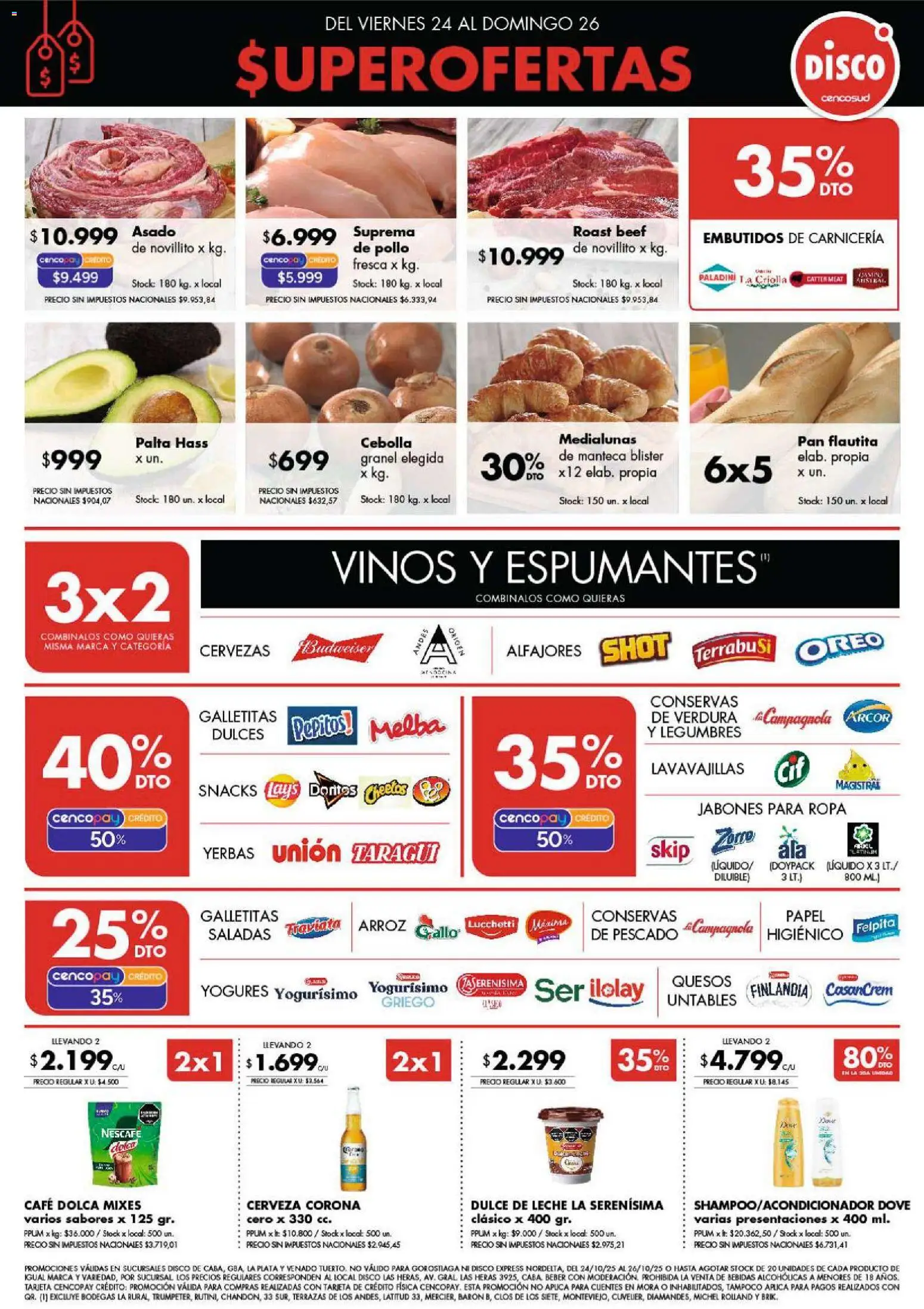 Disco Ofertas | Bs. As. y Santa Fé del 23/10/2025 Online