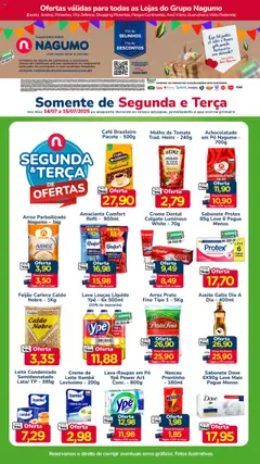 Pré-Visualização do folheto "Ofertas Segunda e Terça" da loja Nagumo válido a partir de 14/07/2025
