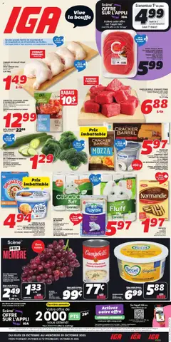 Un aperçu du dépliant Quebec du magasin IGA est valide à partir 23 oct. 2025