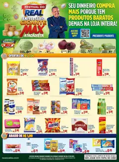 Pré-Visualização do folheto "Ofertas Festival do Real" da loja Max Atacadista válido a partir de 21/10/2025
