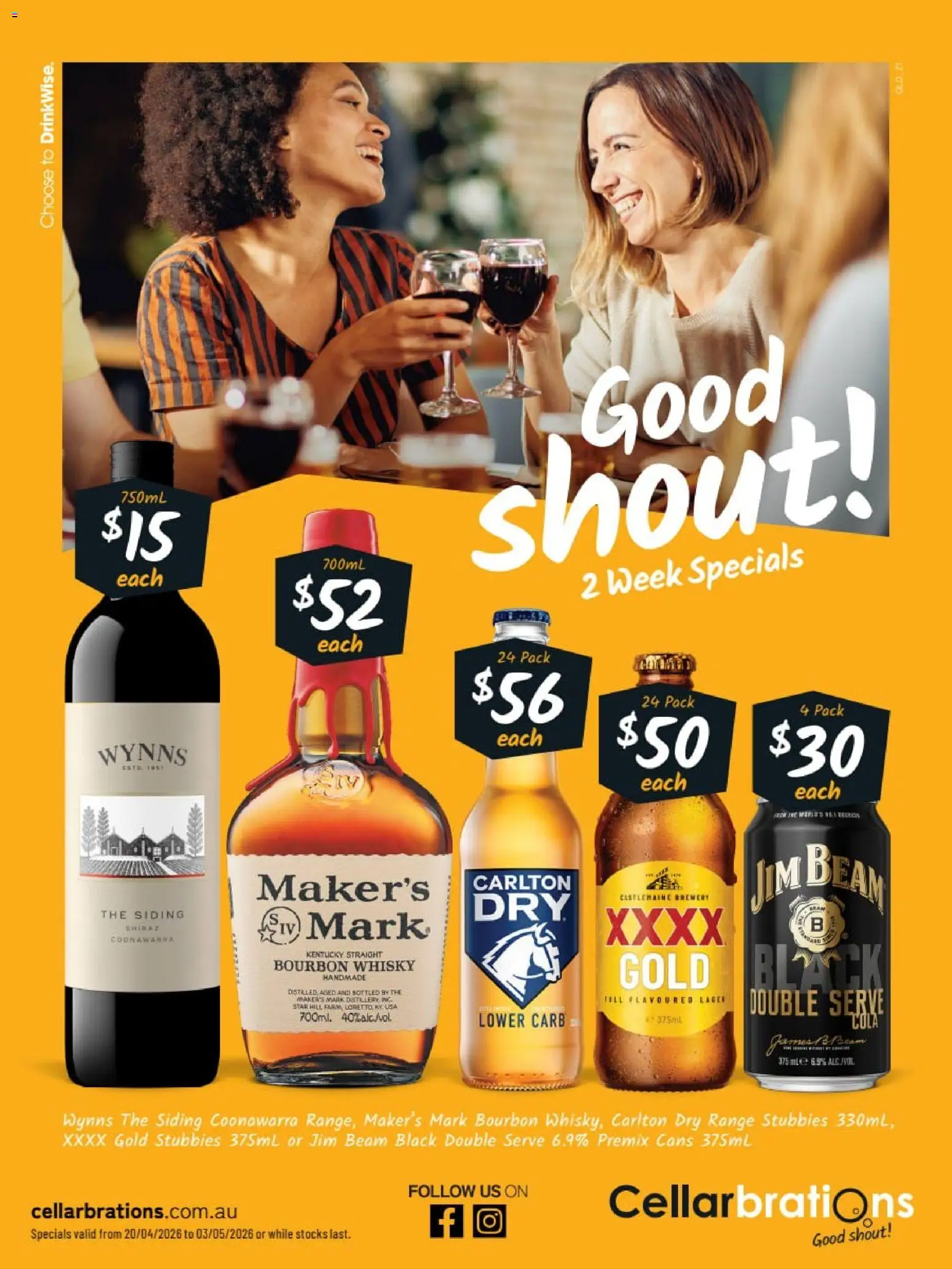 Preview of catalogue Cellarbrations catalogue QLD from shop Cellarbrations valid 20/04/2026