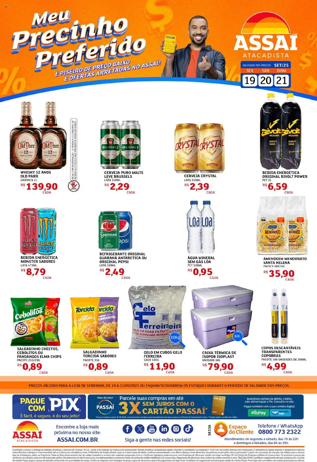 Assaí Atacadista folheto "Encarte - BA" válido a partir de 19/09/2025 - número de página 1