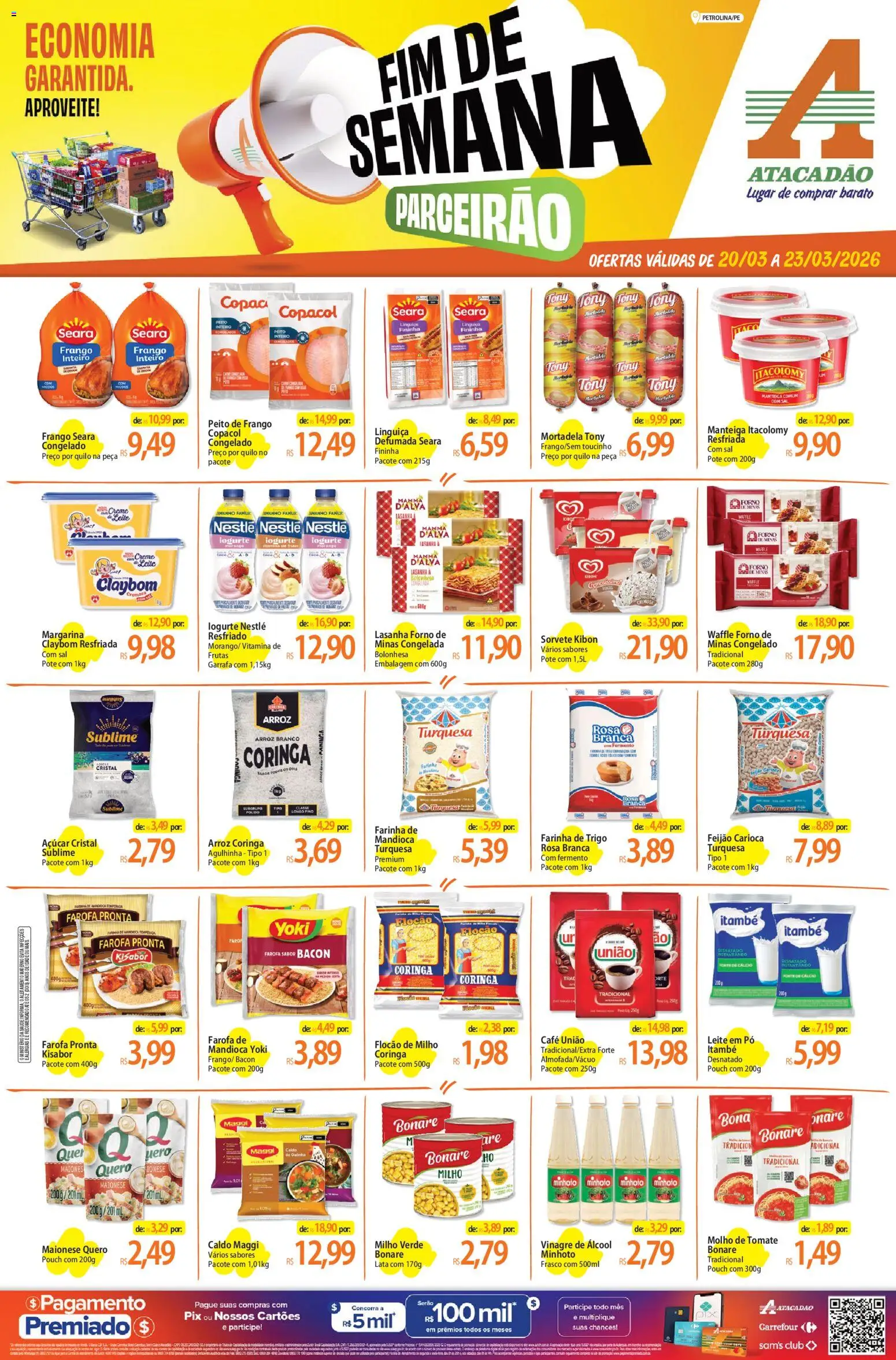 Pré-Visualização do folheto "Atacadão ofertas - PE" da loja Atacadão válido a partir de 20/03/2026