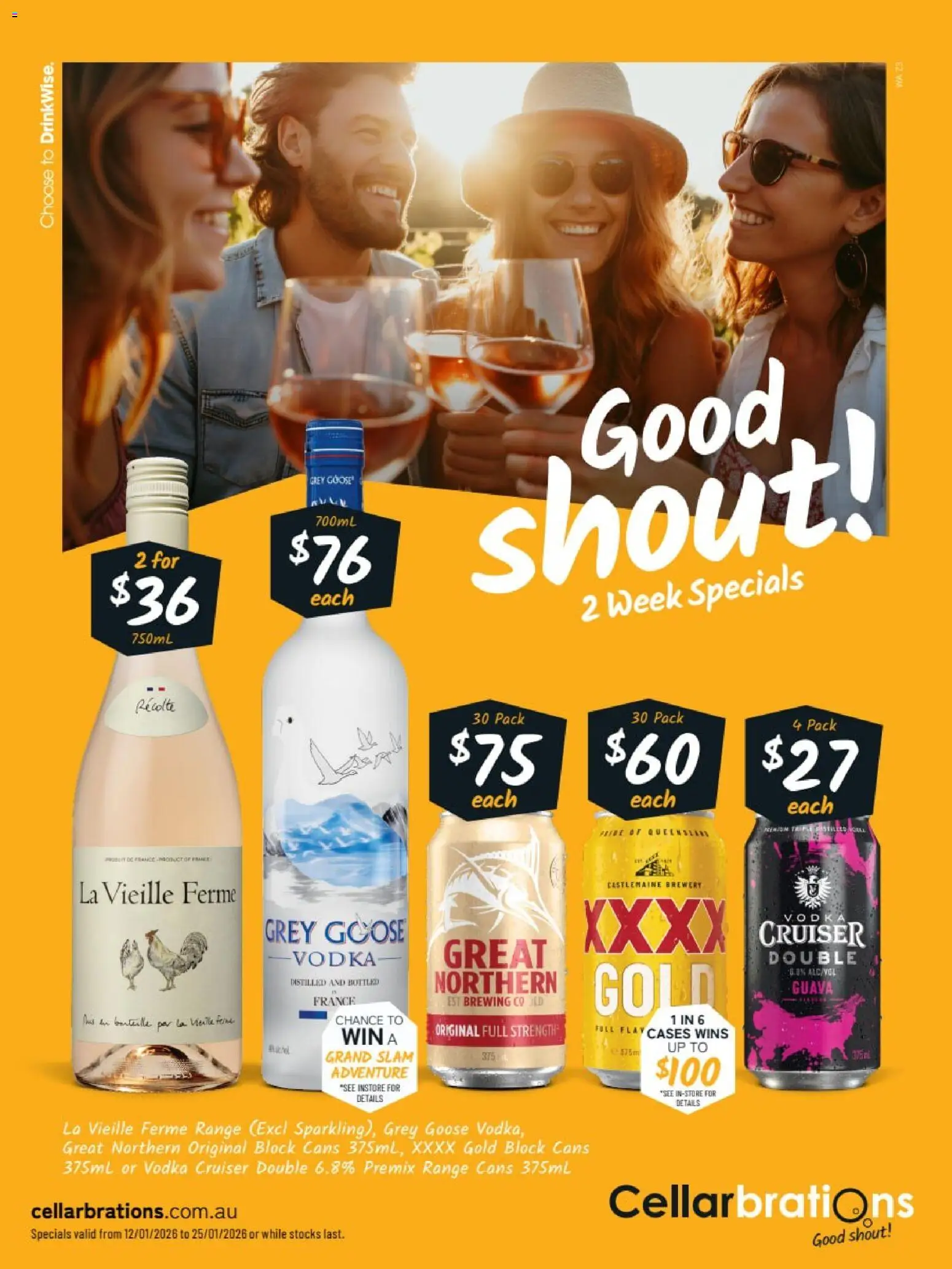 Preview of catalogue Catalogue Exmouth, Newman, Paraburdoo from shop Cellarbrations valid 12/01/2026