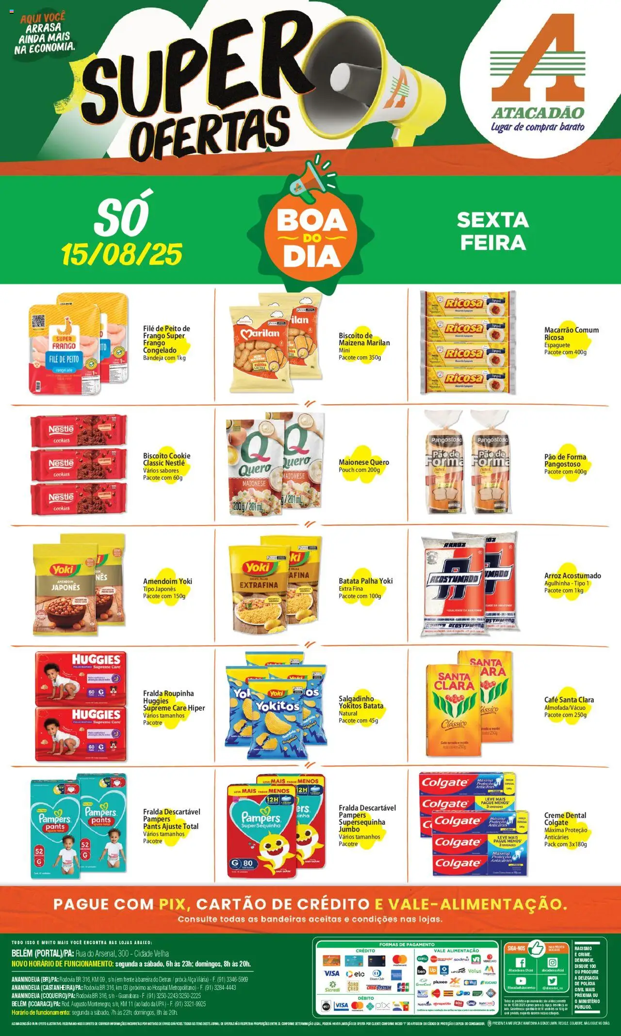Atacadão folheto "Ofertas - PA" válido a partir de 15/08/2025 - número de página 1