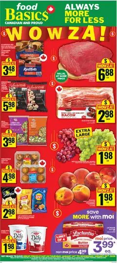 Preview of leaflet Ajax from shop Food Basics is valid from Jan 22, 2026