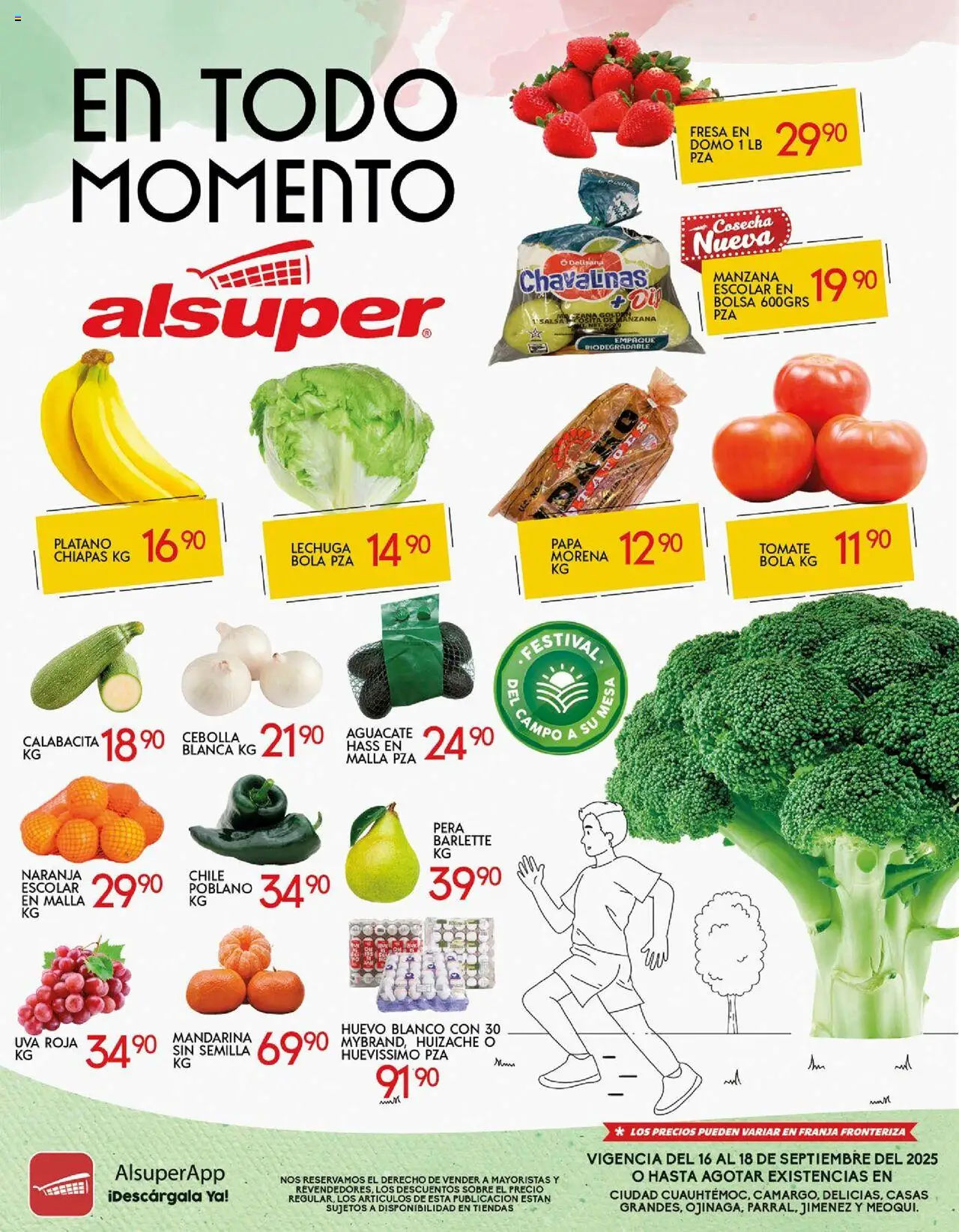 Folleto Chihuahua Estado Alsuper y sus promociones válidas desde el 16/09/2025 - Número de página 1