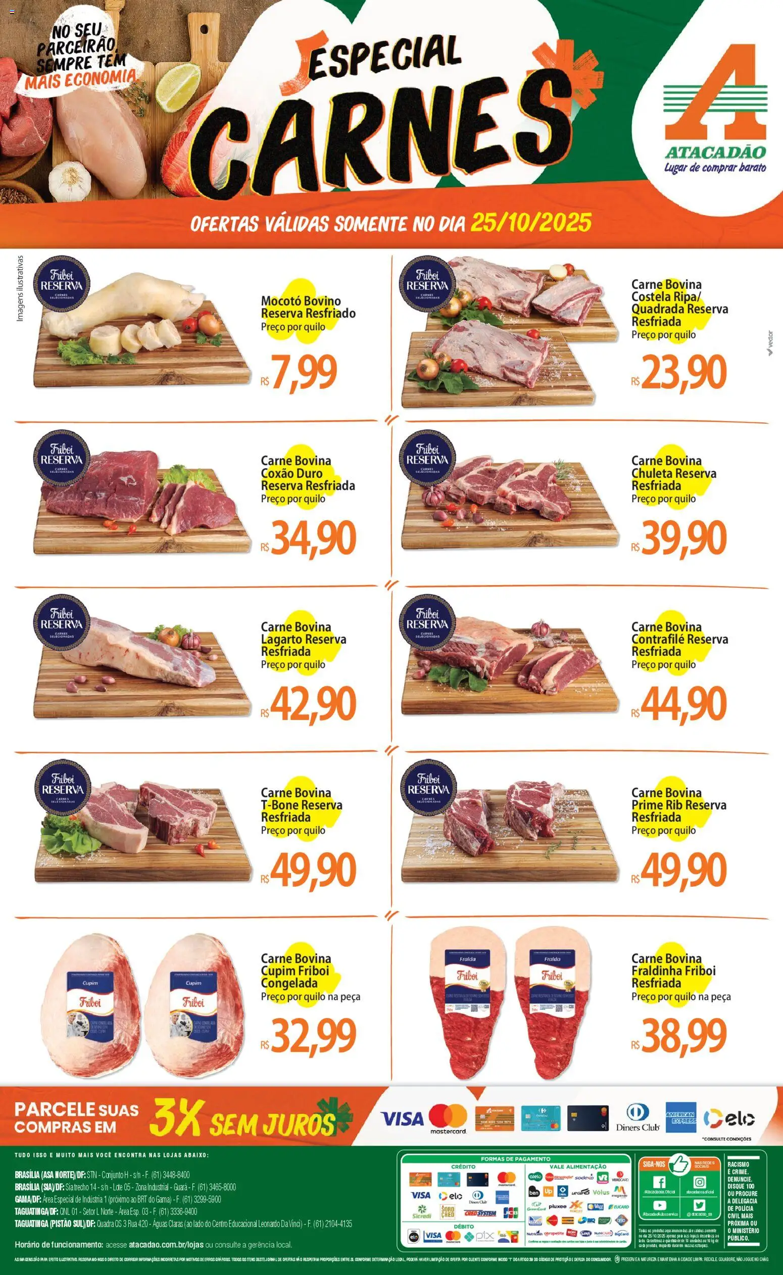 Atacadão folheto "Ofertas - DF" válido a partir de 25/10/2025 - número de página 1