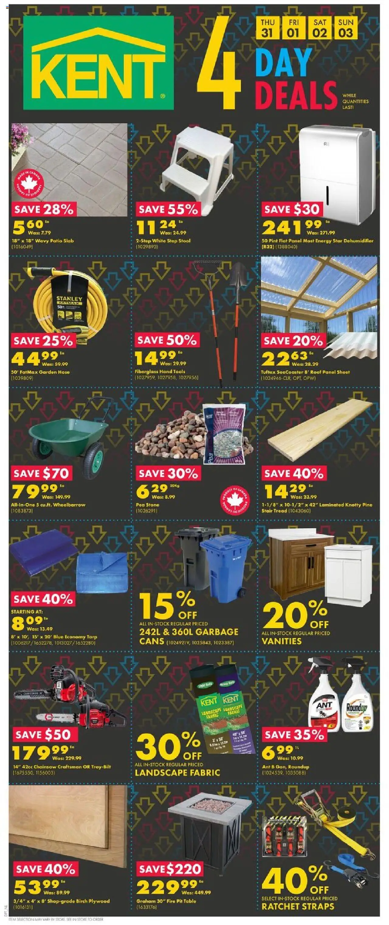 Kent flyer valid from Jul 31, 2025 - page number 1