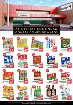 Pré-Visualização do folheto "Ofertas Gomes de Matos" da loja Cometa Supermercados válido a partir de 08/09/2025