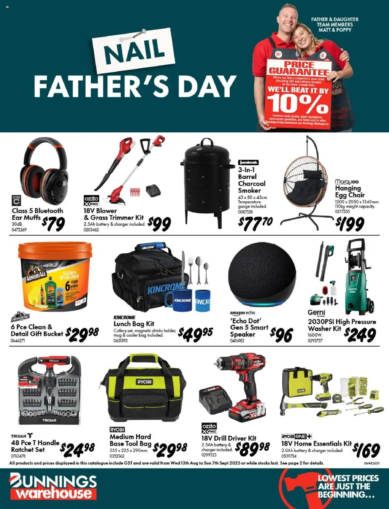 Bunnings Warehouse catalogue valid from 13/08/2025 - page 1
