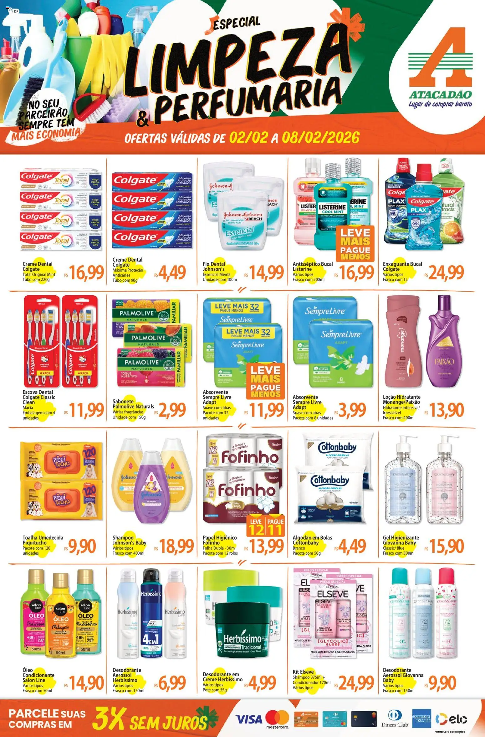 Pré-Visualização do folheto "Ofertas - DF" da loja Atacadão válido a partir de 02/02/2026