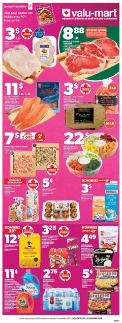 Preview of leaflet Circulaire from shop Valu Mart is valid from Oct 30, 2025