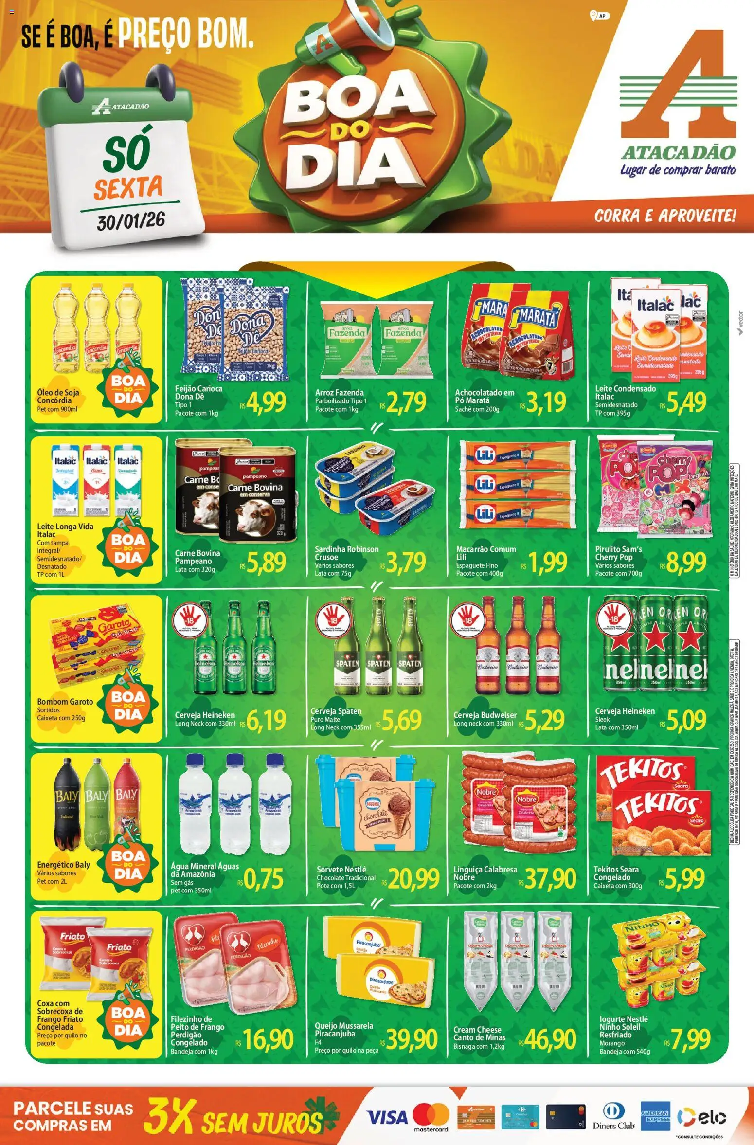 Pré-Visualização do folheto "Ofertas - AP" da loja Atacadão válido a partir de 30/01/2026