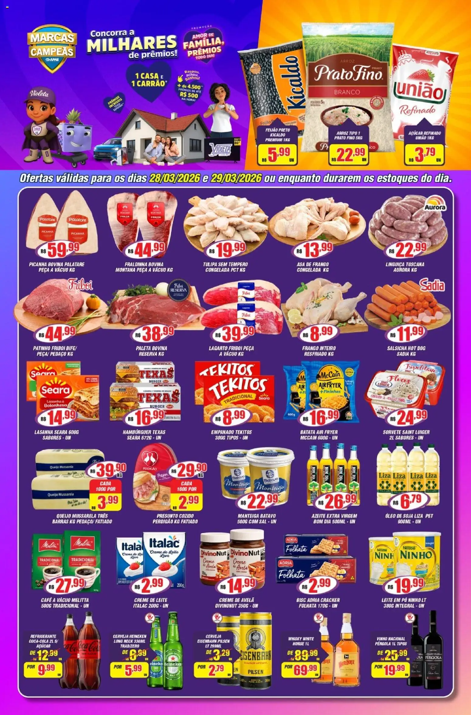 Pré-Visualização do folheto "Violeta Supermercados - Ofertas da semana" da loja Violeta Supermercados válido a partir de 28/03/2026