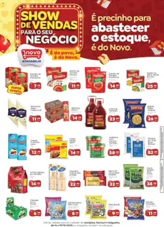 Pré-Visualização do folheto "Ofertas Show de Vendas" da loja Novo Atacarejo válido a partir de 14/10/2025