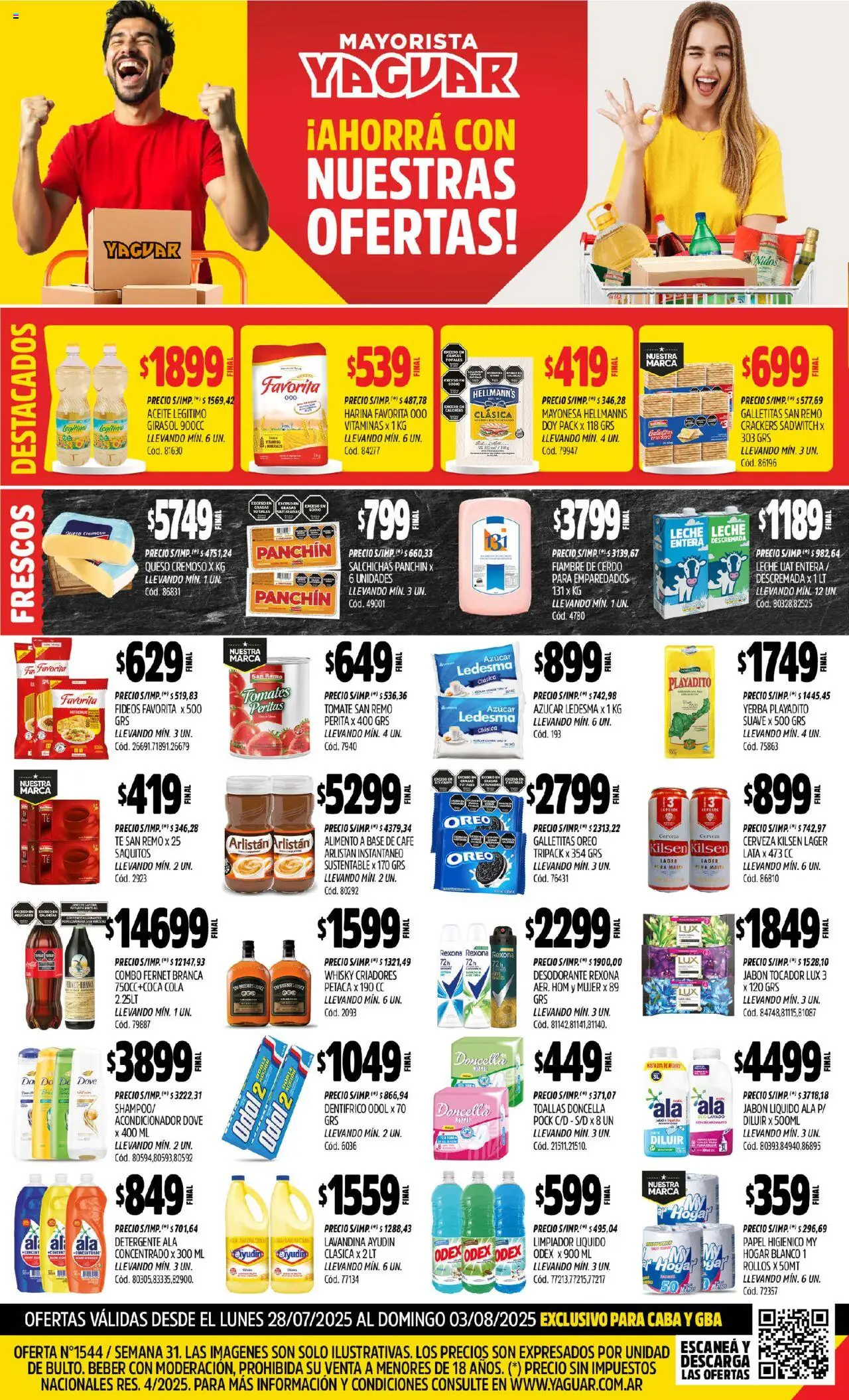 Yaguar Catálogo del 28/07/2025 Online
