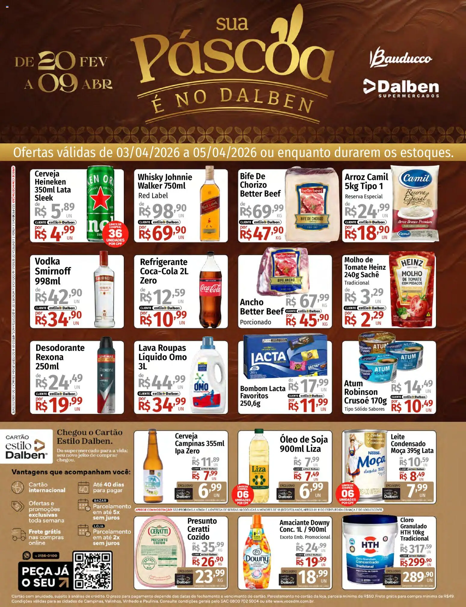 Pré-Visualização do folheto "Supermercado Dalben - Ofertas da semana" da loja Supermercado Dalben válido a partir de 03/04/2026