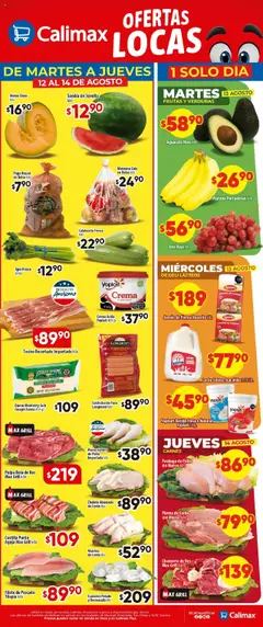 Vista previa las ofertas de la tienda Calimax - Folleto Martes a Jueves desde el 12/08/2025 