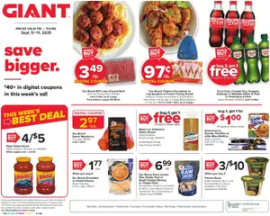 Ad Preview of Giant Weekly Ad from 09/05/2025