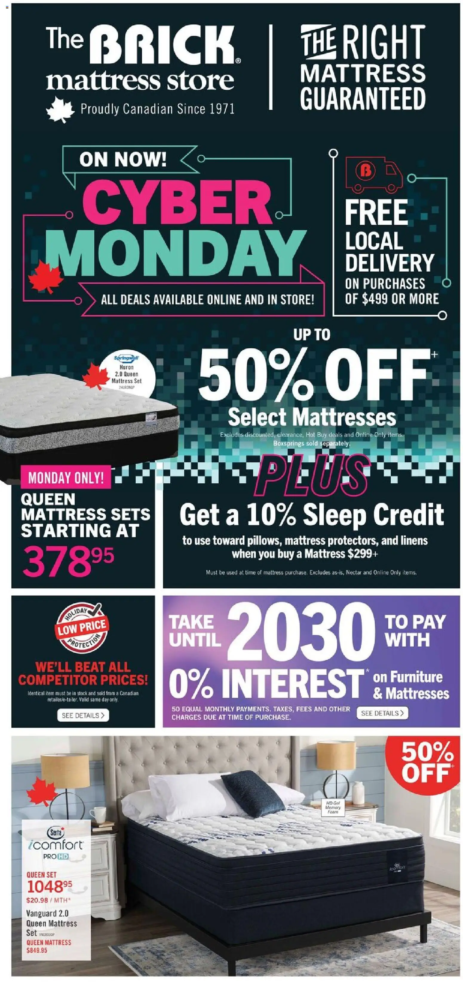 Preview of leaflet Brick Mattress Store from shop The Brick is valid from Nov 30, 2025