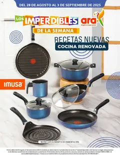  Vista previa del prospecto Imperdibles ara de la semana del almacen Ara válida del 28/08/2025 al 03/09/2025