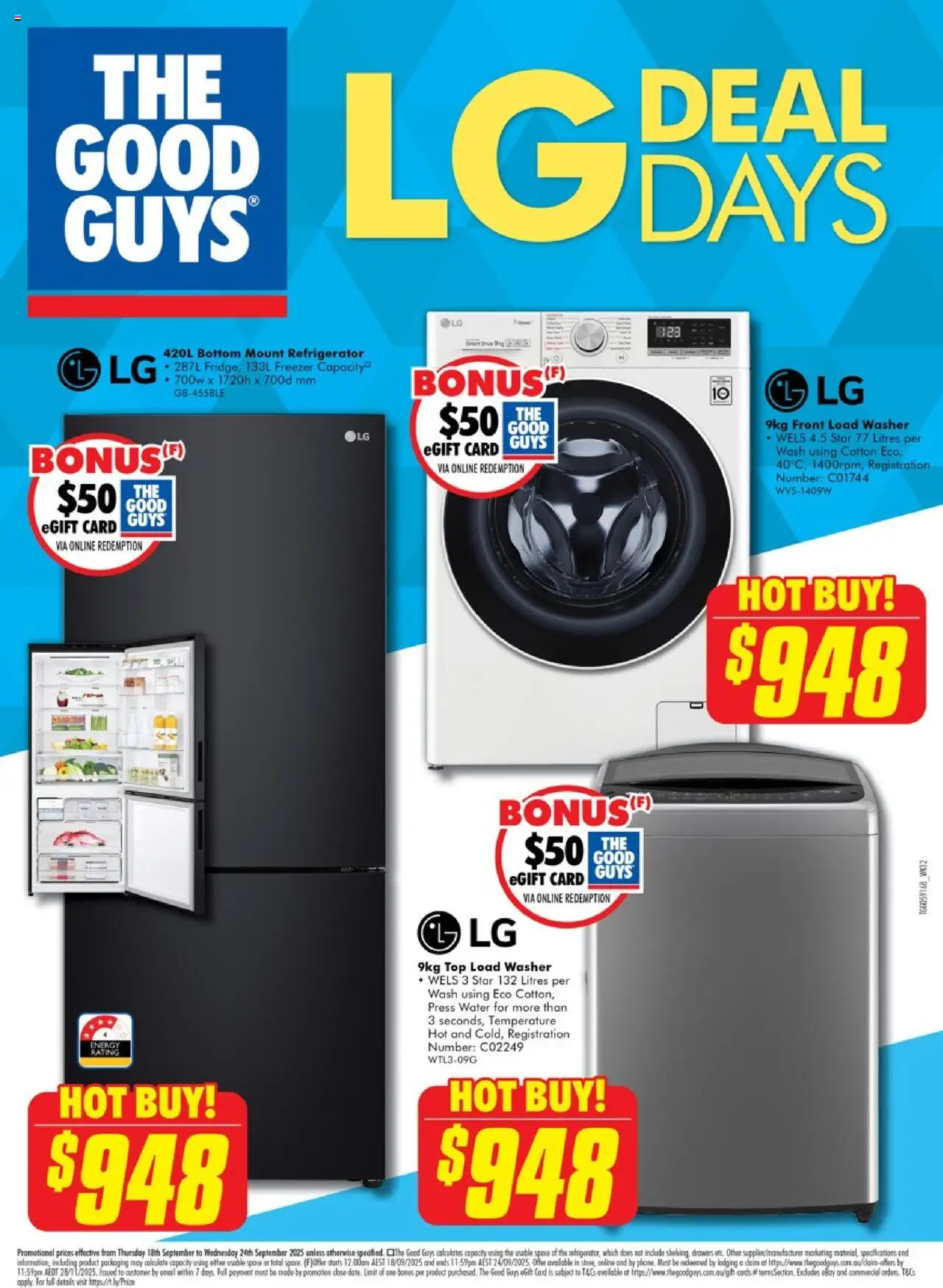 The Good Guys catalogue valid from 17/09/2025 - page 1