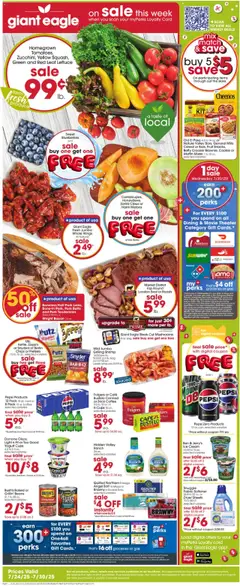 Ad Preview of Giant Eagle Weekly Ad from 07/24/2025