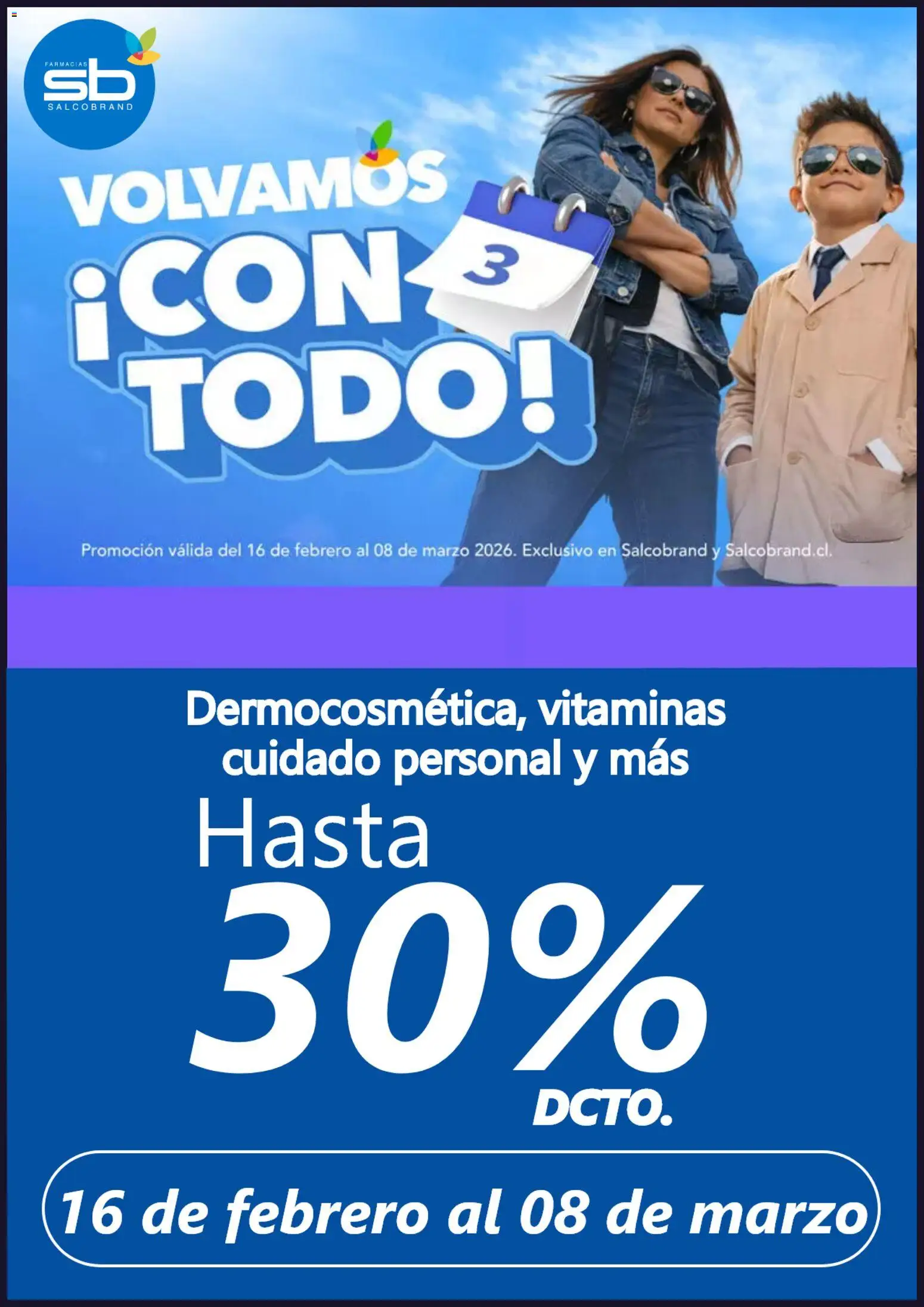 Folleto de la tienda Salcobrand válido desde el 16.02.2026 - Vitaminas