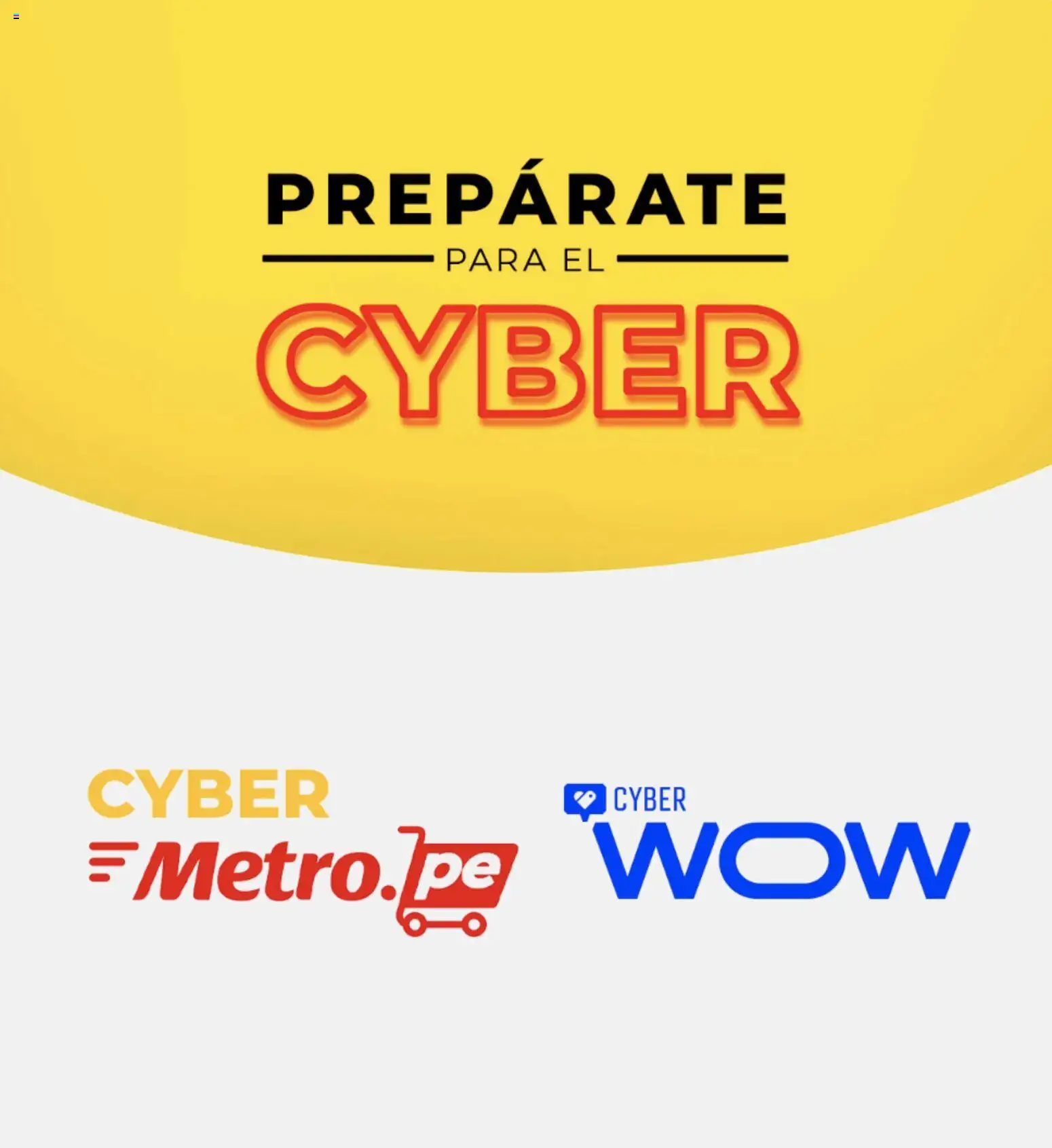 Vista previa de Cyber Wow aviso de la tienda Metro válido desde 29/10/2025