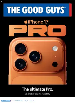 Preview of catalogue Apple from shop The Good Guys valid 18/09/2025