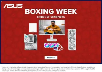 Un aperçu du dépliant Weekly Flyer du magasin Canada Computers est valide à partir 26 déc. 2025