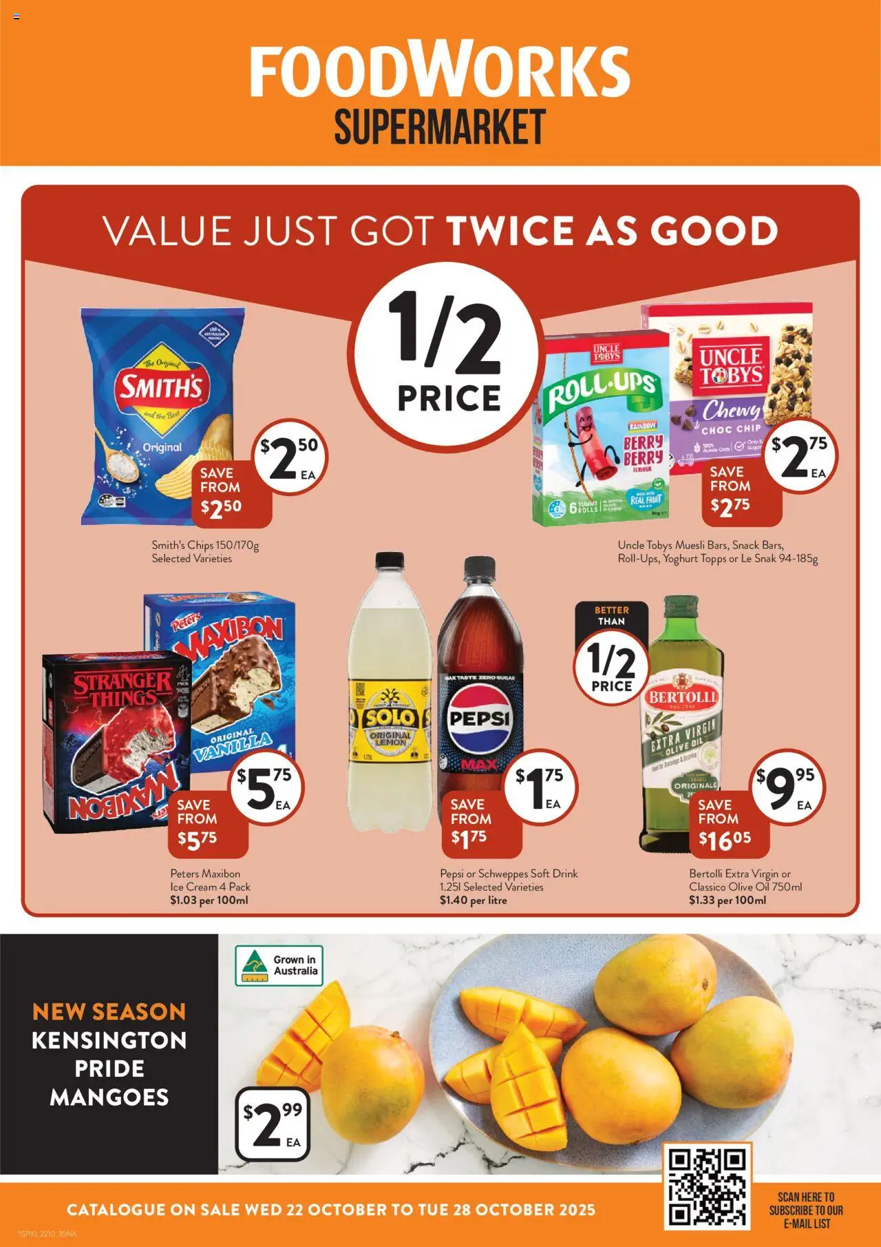 Foodworks catalogue valid from 22/10/2025 - page 1