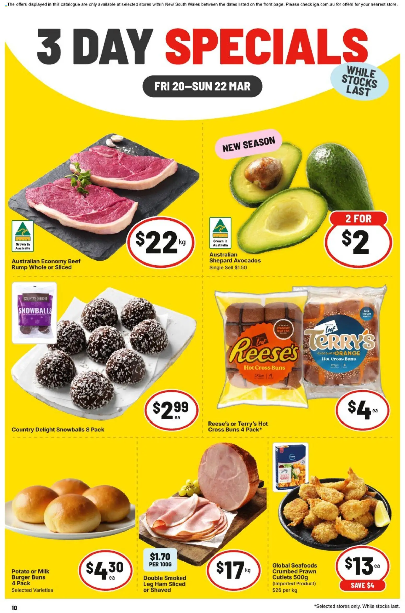 Preview of catalogue IGA 3 Day Specials NSW from shop IGA valid 20/03/2026