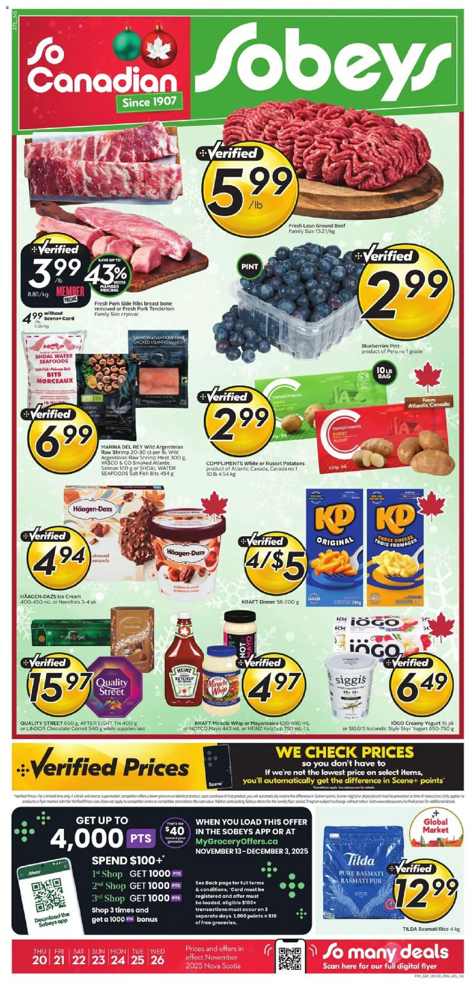 Preview of leaflet Weekly Flyer - NS from shop Sobeys is valid from Nov 20, 2025