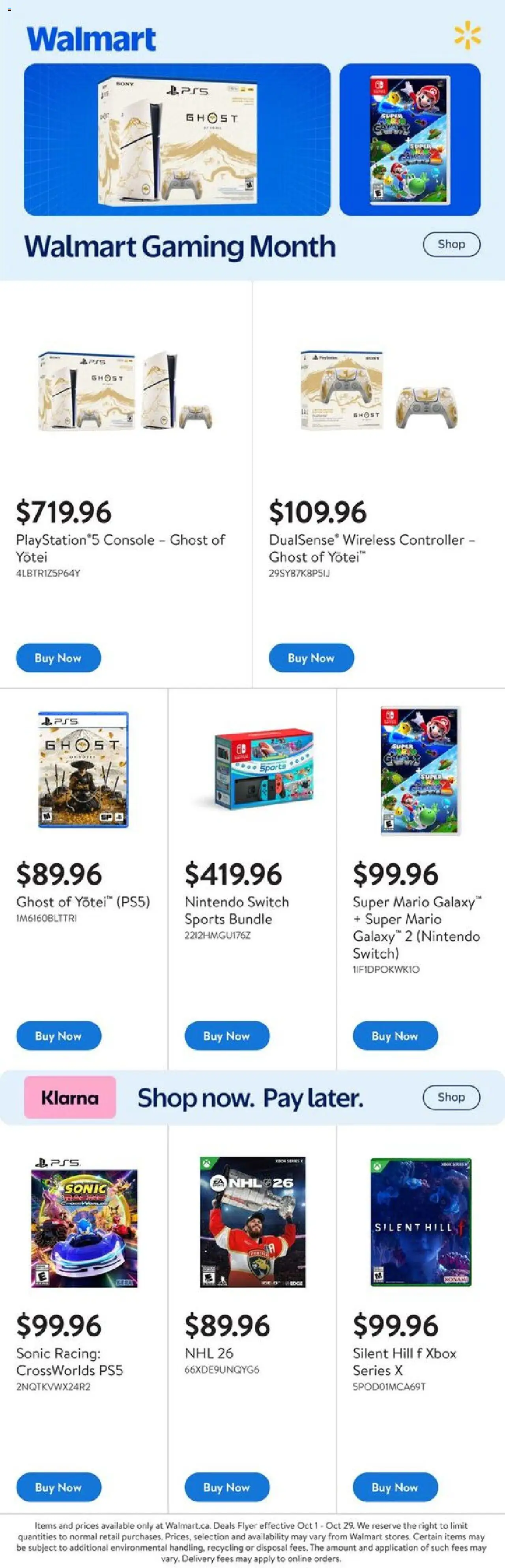 Walmart flyer valid from Oct 02, 2025 - page number 1